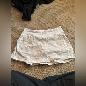 White lululemon skirt
